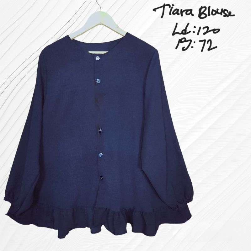 TIARA BLOUSE/ATASAN JUMBO/ATASAN WANITA/BLOUSE JUMBO/BIG SIZE LD120/BUSUI &amp;BUMIL/COD!!!