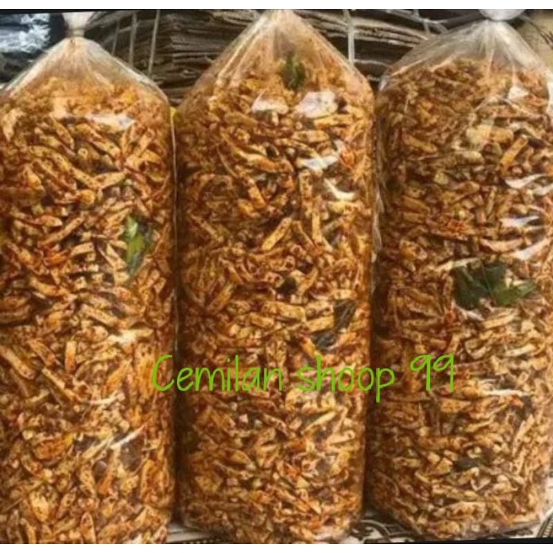 

basreng pedas daun jeruk kemasan 3kg