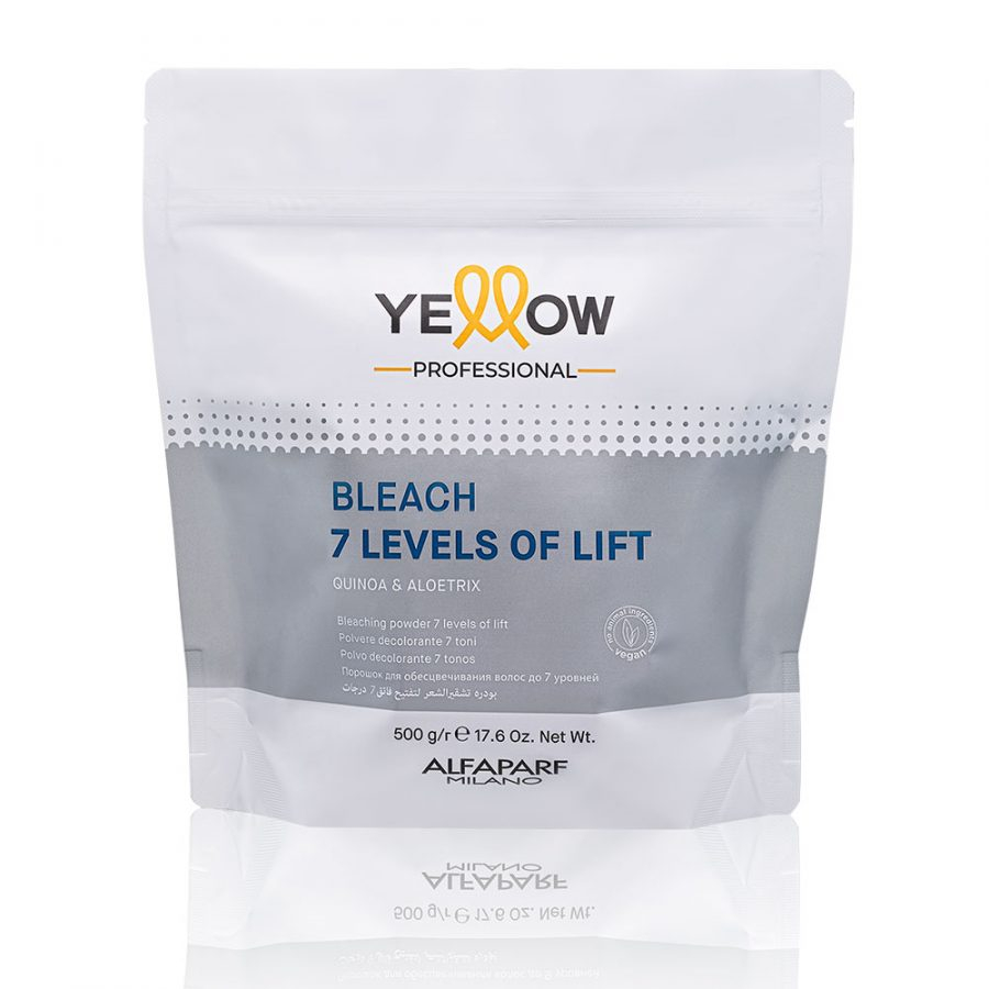 Bleaching rambut level 7 Alfaparf Yellow Vegan 500 gr