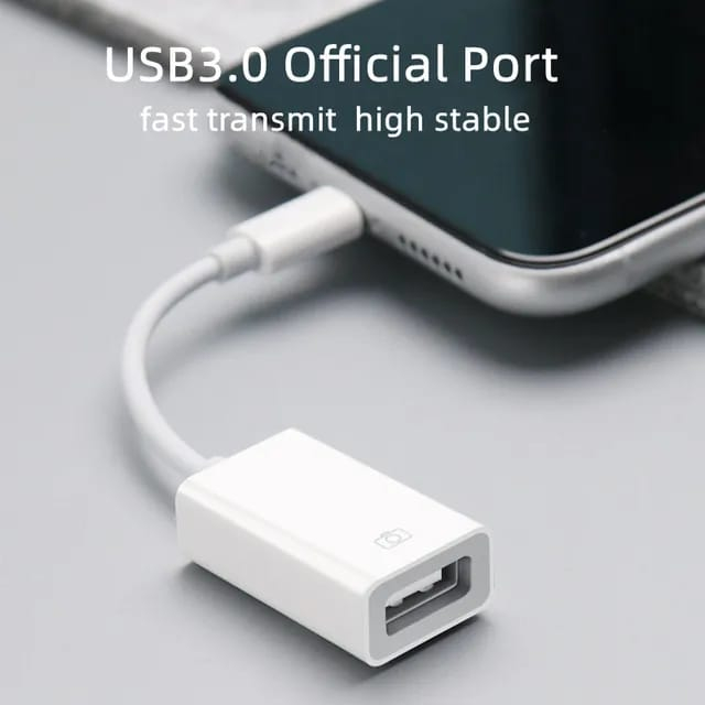 ￼OTG Lightning to USB A Flashdisk Smartphone Iph 7 8 X XR 11 Camera USB Adapter / kompatibel for iphone / kabel otg iphone