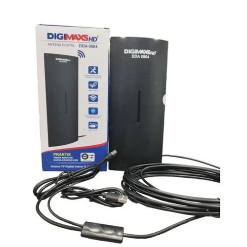 DIGIMAXS HD Antena TV Digital Luar Ruangan / Dalam Ruangan USB Kabel 8m Indoor Outdoor / Antena Super Jernih / Dalam Ruangan