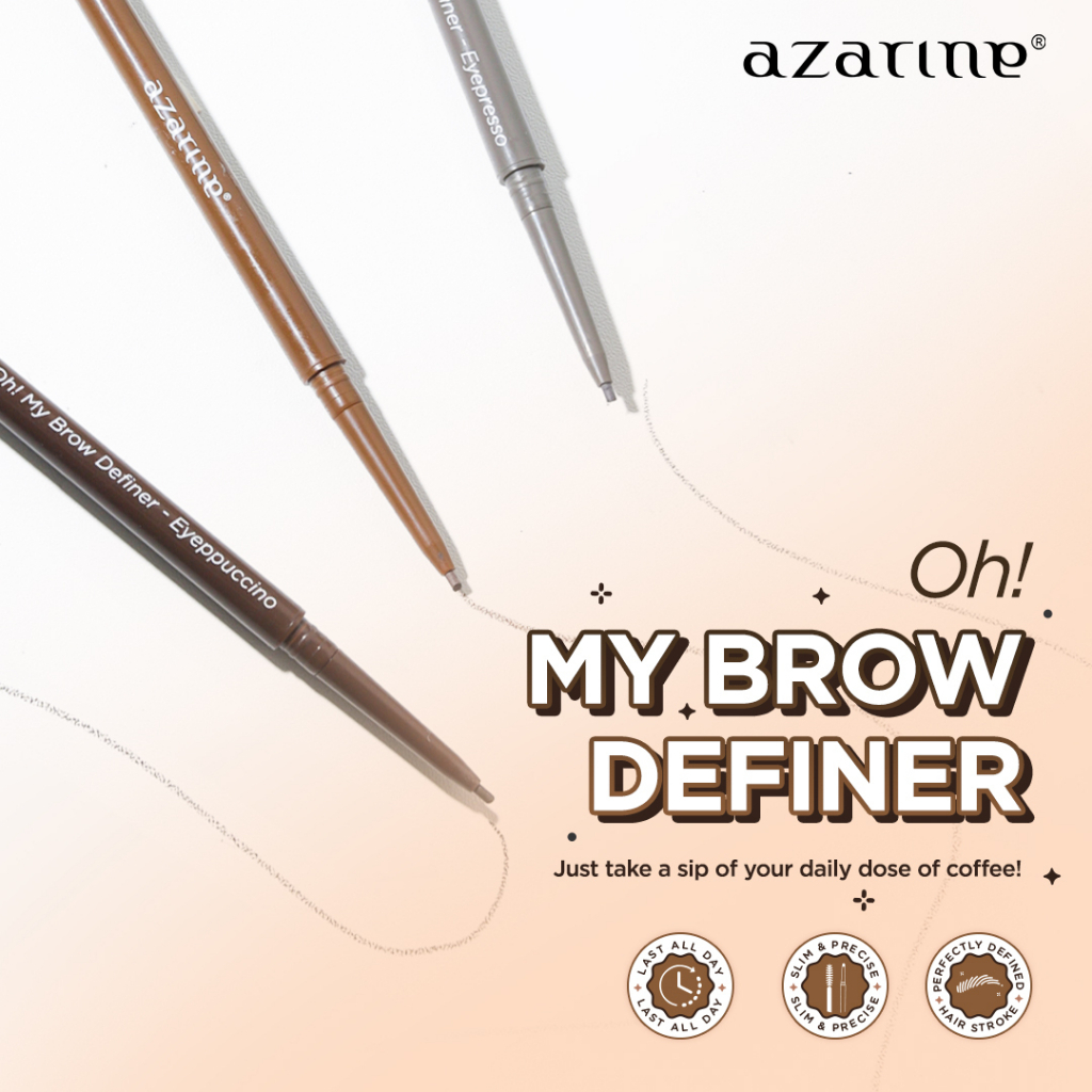 Azarine x Red Velvet Oh! MY BROW DEFINER 0.06gr // Pensil Alis - Eyebrow Pencil