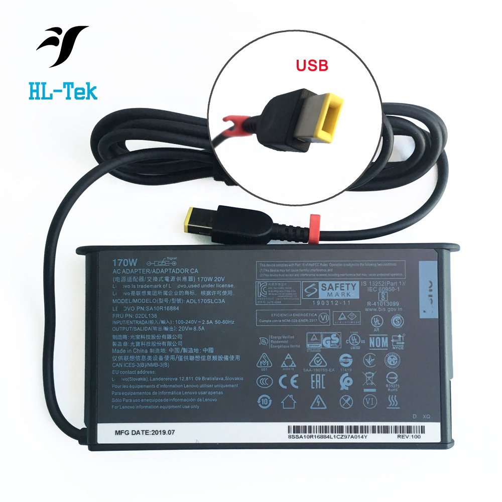 Adaptor Charger Thinkpad Legion 5 15imh05 20V 8.5A USB 170W Slim