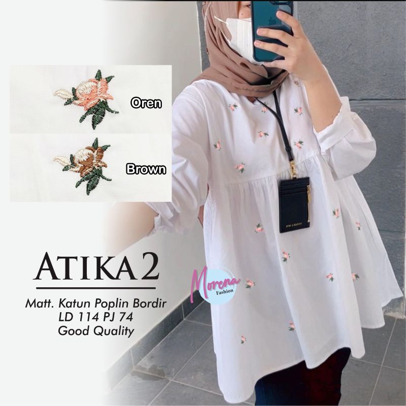 KEMEJA PUTIH // BLOUSE PUTIH // BLOUSE PUTIH MOTIF BUNGA // KEMEJA PUTIH JUMBO // BLOUSE PUTIH LD 11