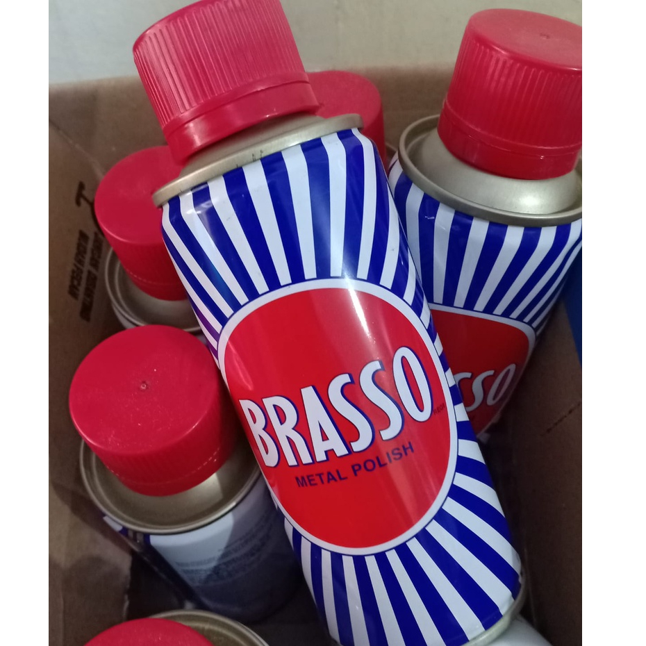 Brasso Metal Polish Liquid Cairan Pembersih Karat Braso Pengkilap Logam Serba Guna (200ml)