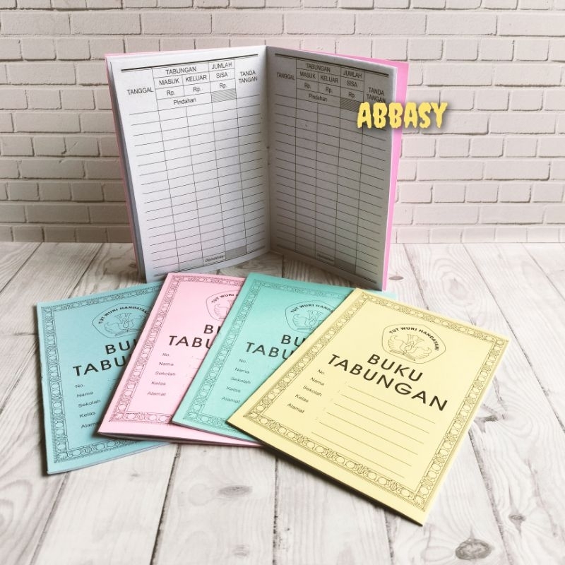 

BUKU TABUNGAN MURAH ISI 25 Pcs / BUKU TABUNGAN PER PACK
