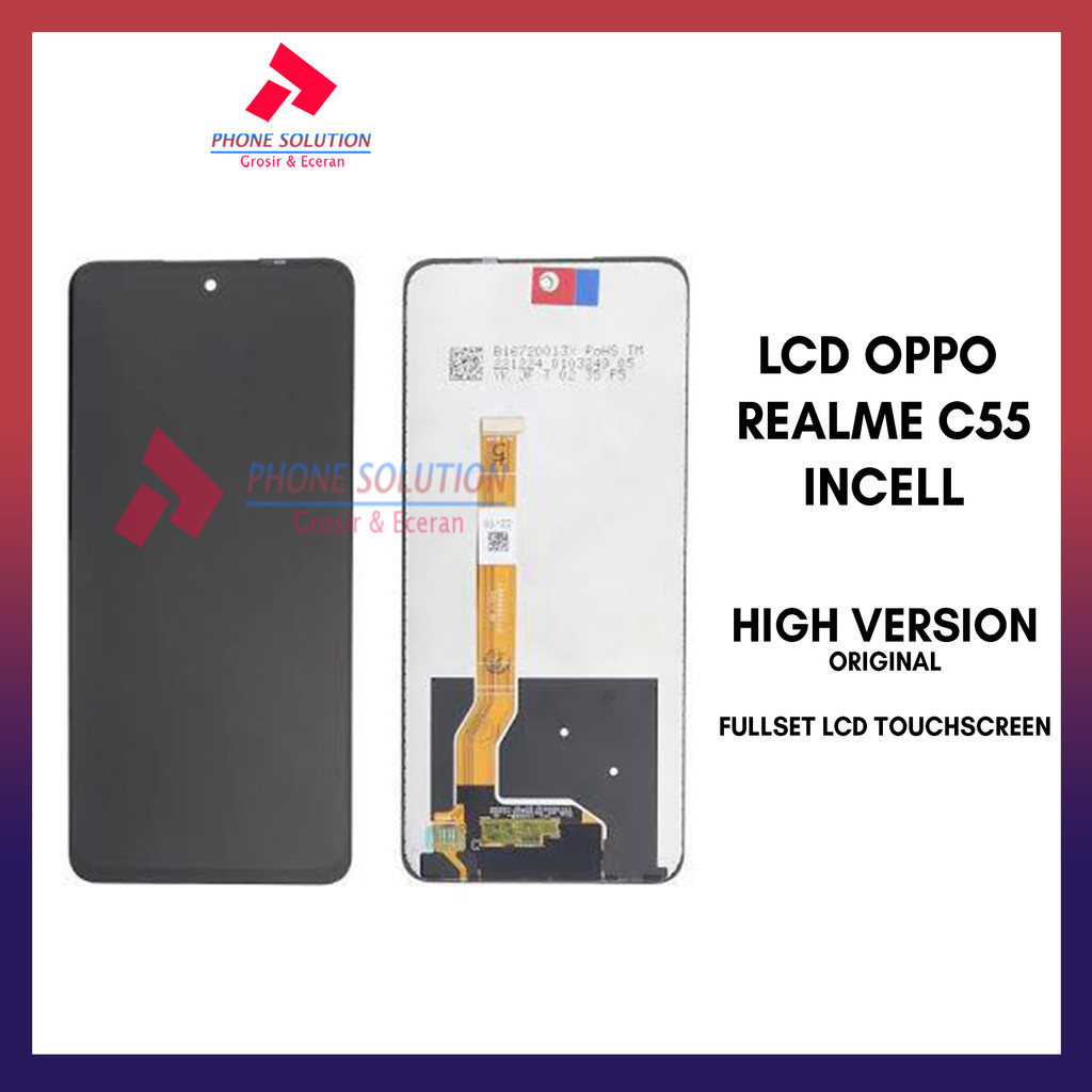 LCD Realme C55 Incell Fullset Touchscreen // Supplier LCD - Garansi 1 Bulan