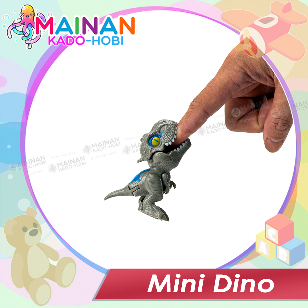 HADIAH ULANG TAHUN MAINAN PRANK ANAK FIGURE MINIATUR GIGIT JARI BITING DINOSAURUS