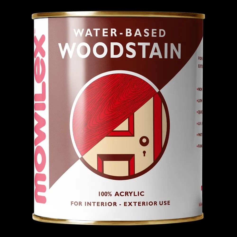 cat pelapis kayu MOWILEX woodstain water base