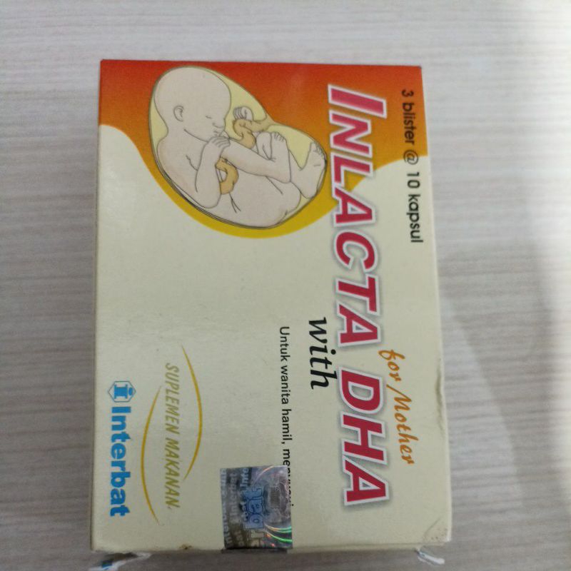 

Inlacta Dha For Mother Vitamin Ibuu Hamil & Menyusui Jual Perstrip isi 10 Sofgel