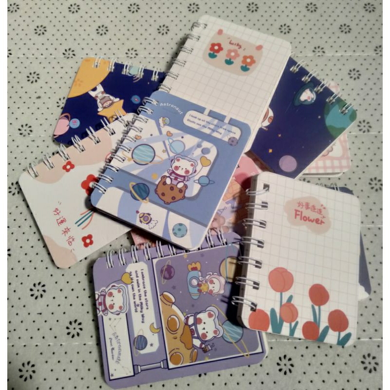 Notebook Ring A7 Buku Catatan Note book Buku Agenda Buku Diary kecil Mini besar