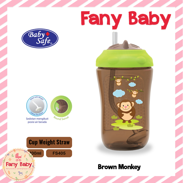 BABY SAFE SIPPER CUP WITH WEIGHTED STRAW / FS405