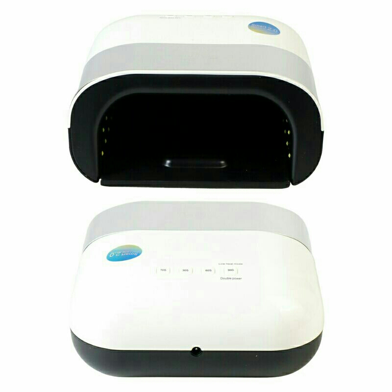 Pengering Kutek Kuku Smart Nail Lamp LED Light Gel Manicure sun3 White