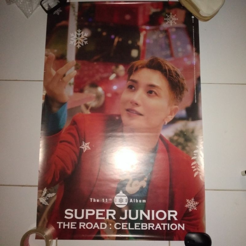Poster SJ Super Junior Leeteuk The Road : Celebration [OFFICIAL]