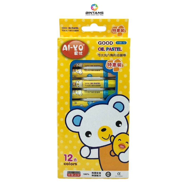 

PASTEL MINYAK 12 WARNA