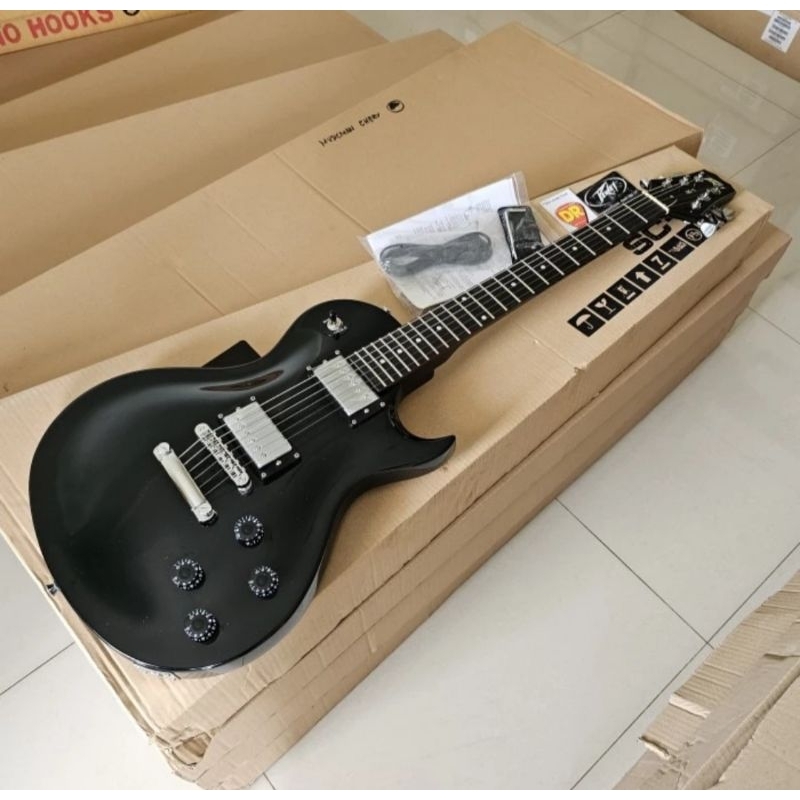 Gitar elektrik model les paul peavey SC-1 original black new