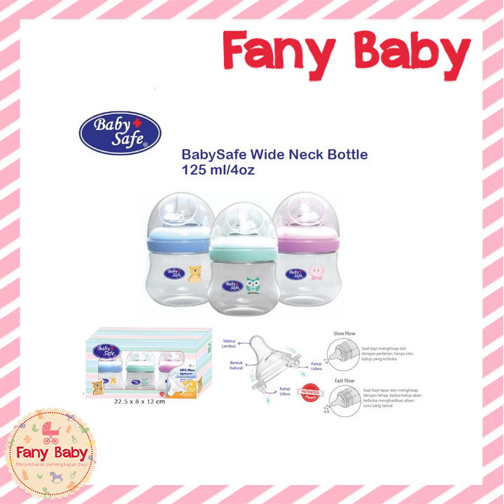 BABY SAFE BOTTLE SET 125ML / WNS01