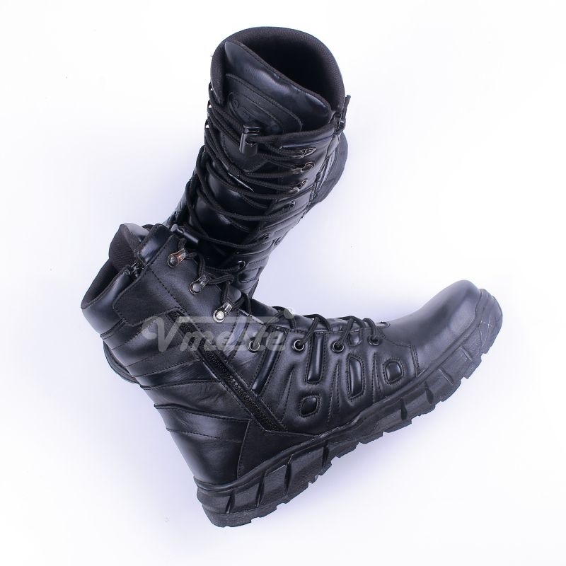 SEPATU PDL TACTICAL BLACKJUMP KULIT //SEPATU PDL TNI POLRI//SEPATU SAFETY BOOT