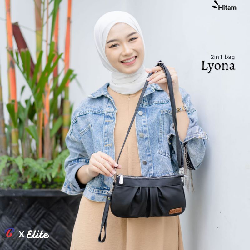 Lyona bag by biru tsabita x elite,tas selempang