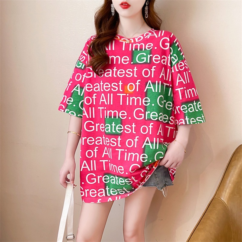 THISTLE - Oversize Tee Tshirt Wanita Model Longgar Motif All Greatest Time