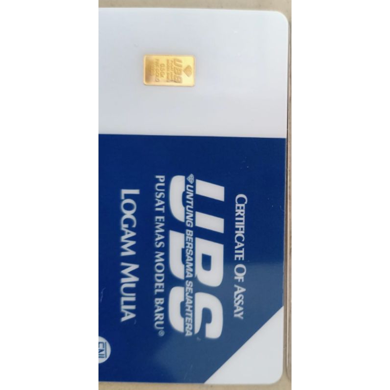 emas logam mulia Ubs