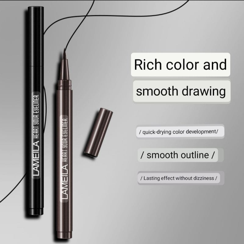 Lameila 841 Eyeliner Waterproof And Long Lasting 2 Colors Black &amp; Brown