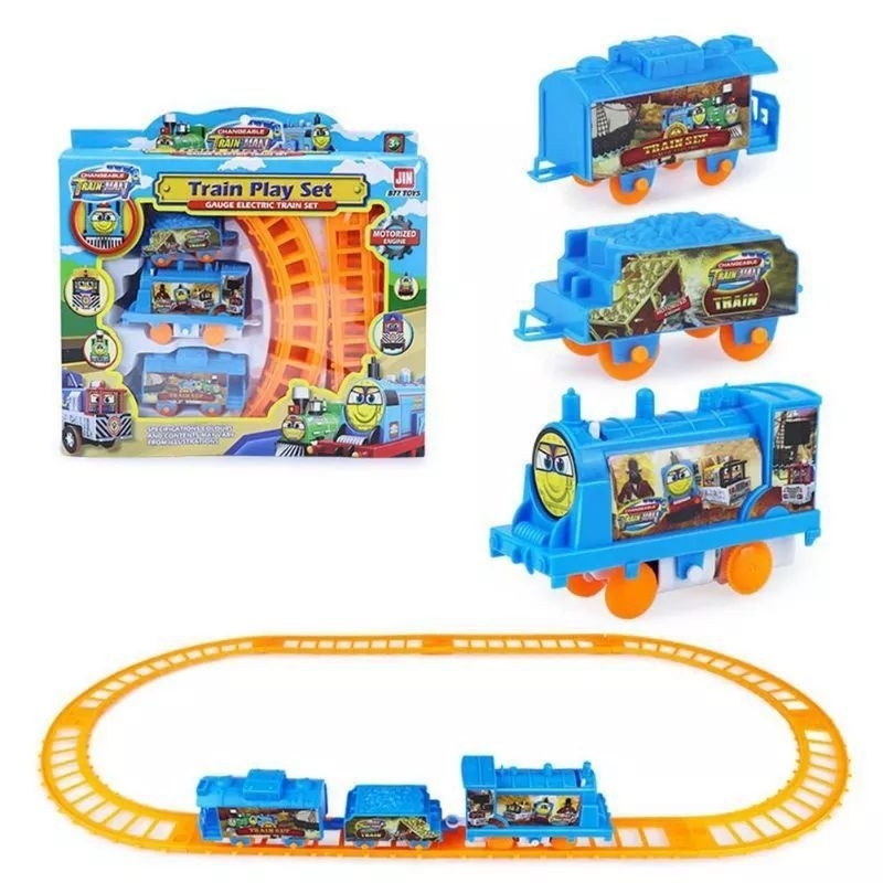 JOFESTORE88 X FerenHongXia MAINAN KRETA API TRAIN TRACK SET