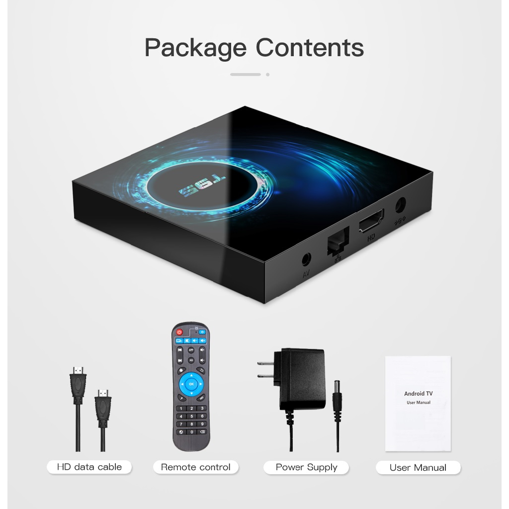 T95 H616 - Android 9 Smart Android TV Box 6K - RAM 2GB ROM 16GB