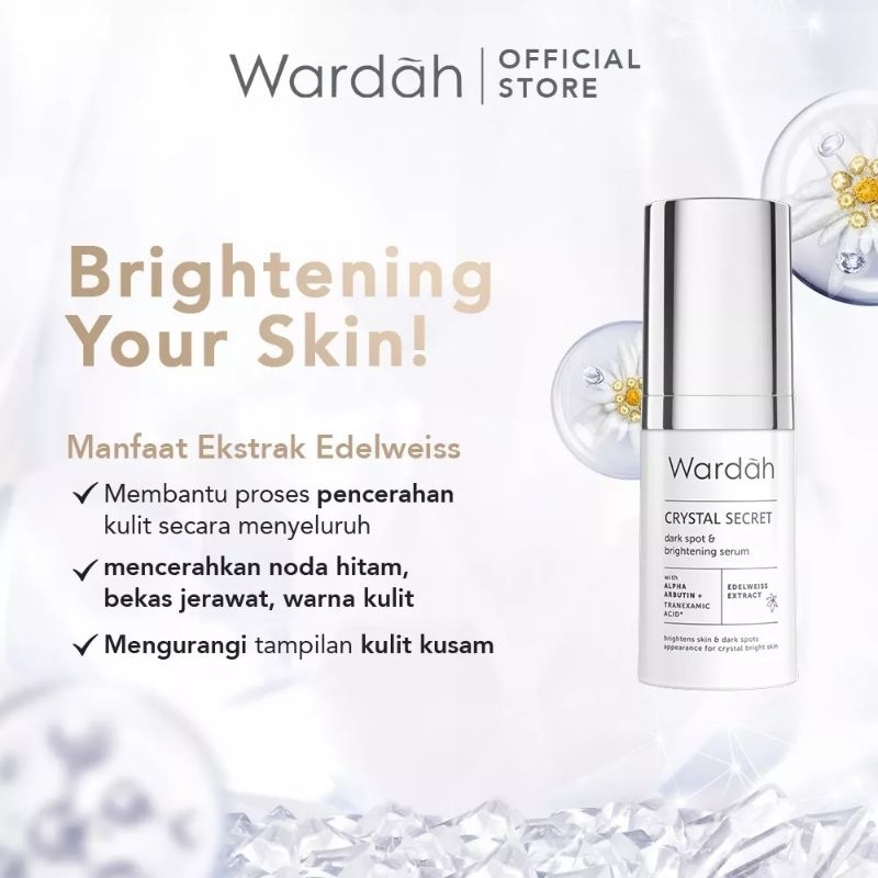 Wardah Crystal Secret Dark Spot &amp; Brightening Serum 20ML