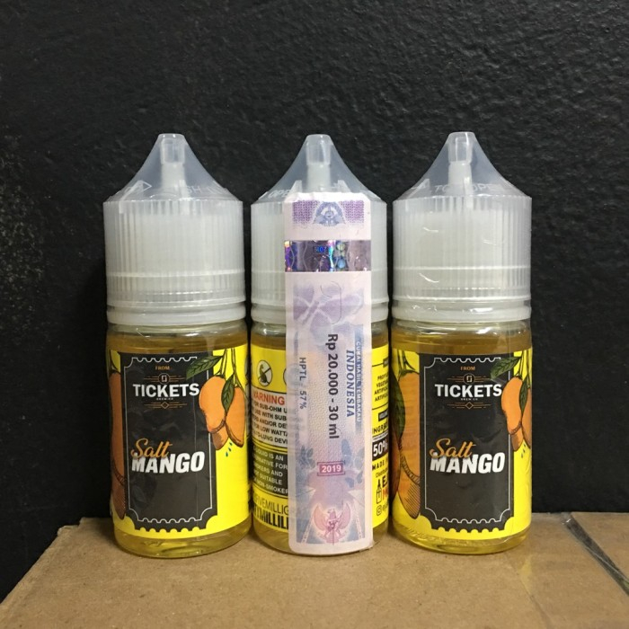 Tiket Mango Salt Nic 30Ml Authentic By Ejm