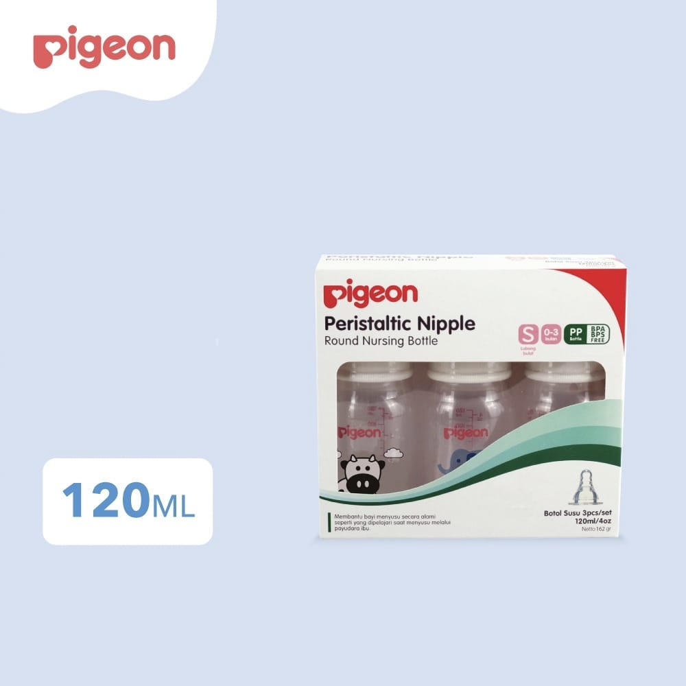 PIGEON Bottle Peristaltic Nipple PP RP 120ml/240ml per 1pcs