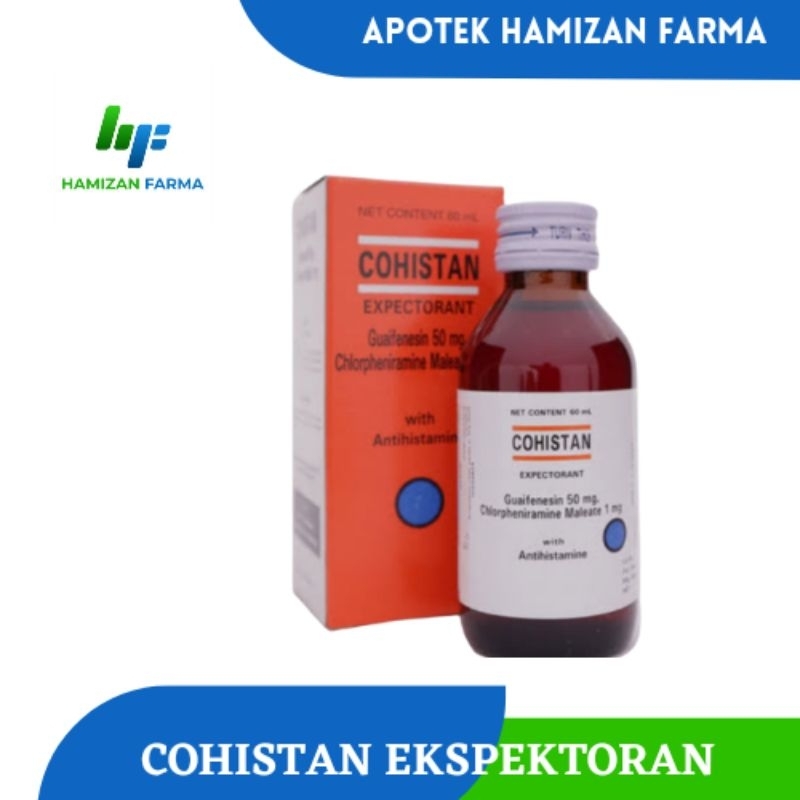 COHISTAN EKSPEKTORAN SYRUP 60 ML / OBAT BATUK