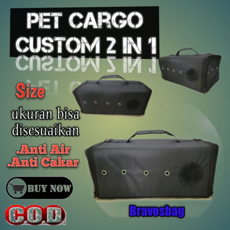 Tas Hewan Kesayangan/Pet Cargo/Travel Pet Cargo/Tas Kitten/Tas Burung/Tas COD