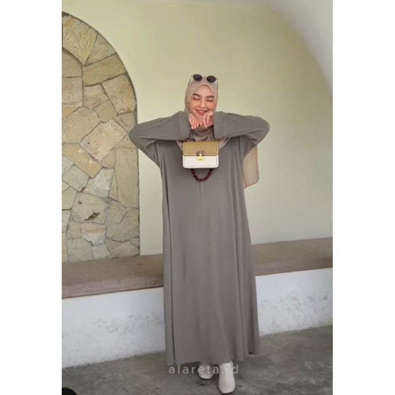 Basic Abaya Knit Alareta id