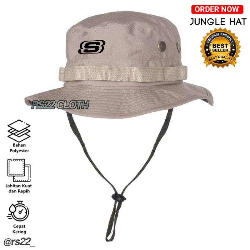 Topi Rimba Casual/Topi Gunung Outdoor Adventure Camping/Topi Pria Wanita/SKECHERS