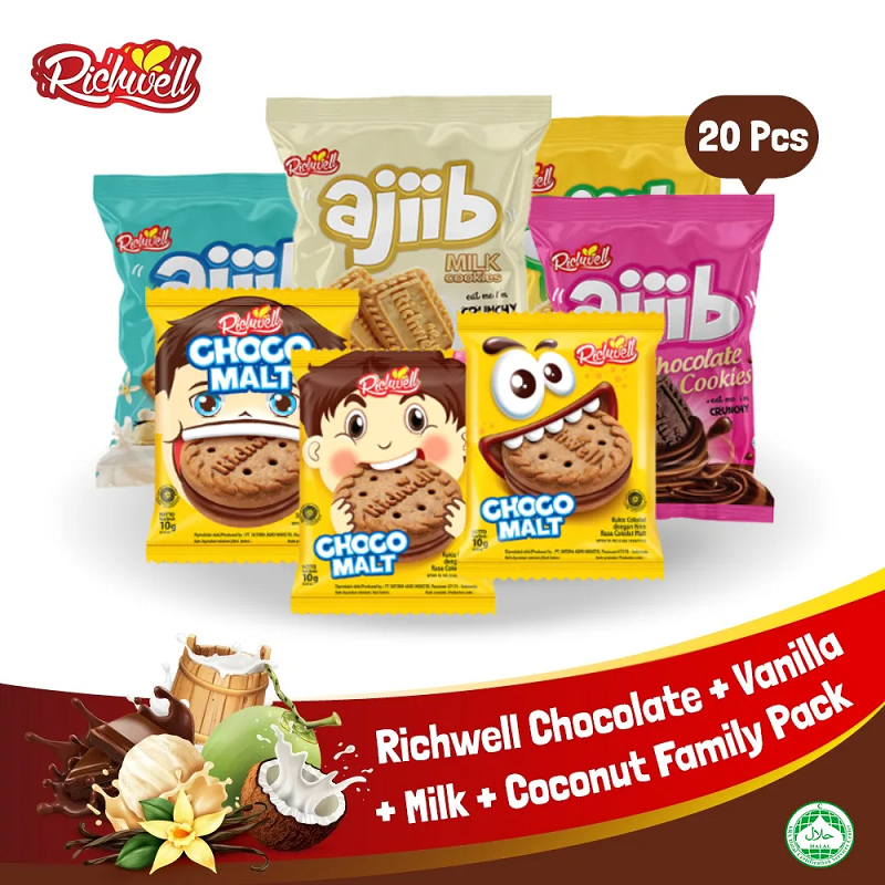 Richwell Cookies Renceng 10gr (20 Pcs) | Ajiib