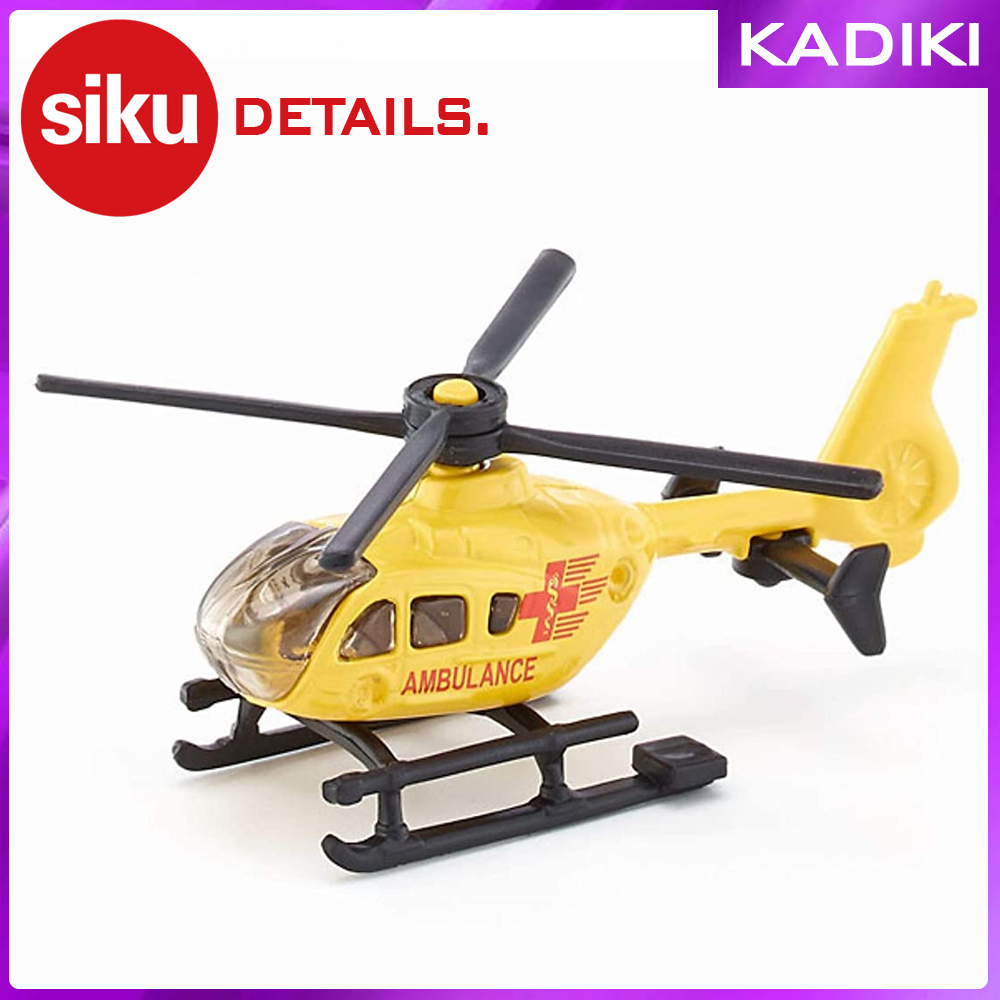 Siku Diecast Ambulance Helicopter SIK0856 0856 Pajangan Helikopter Medis Medik