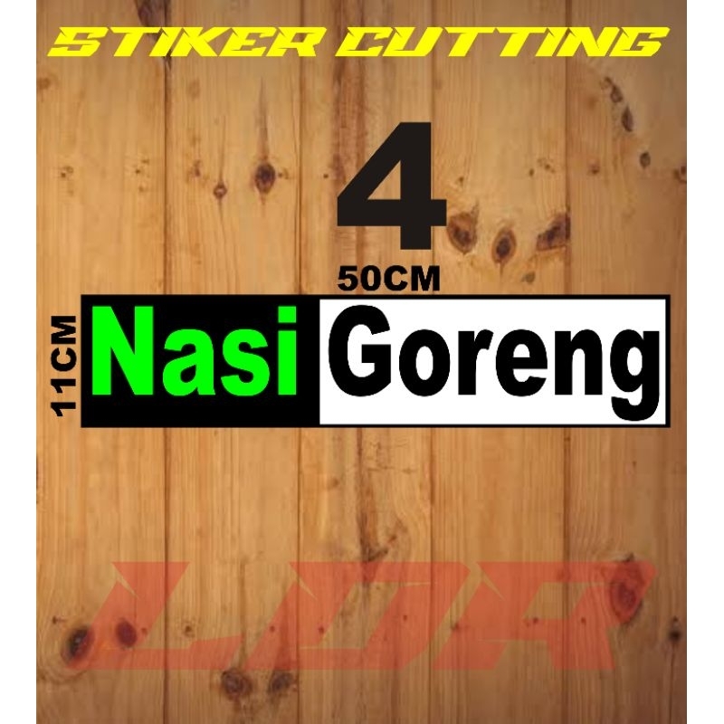 stiker cutting variasi warna custom