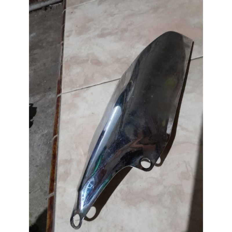 cover pengaman knalpot megapro mono