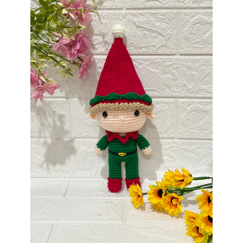 Boneka rajut amigurumi JINGLE (pria)