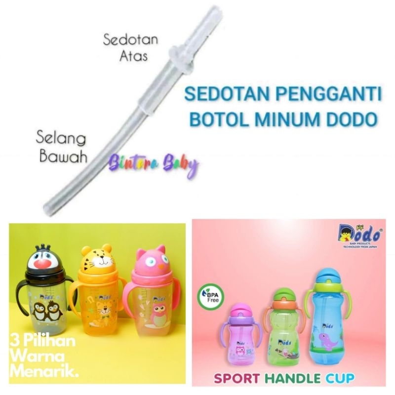 Sedotan Pengganti Botol Minum Dodo / Replacement Straw Botol Dodo Sedotan Selang Botol Minum