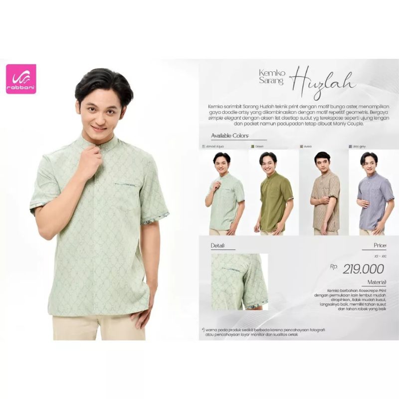 KEMKO SARANG HUZLAH || SARIMBIT HUZLAH || 100% ORI BY RABBANI