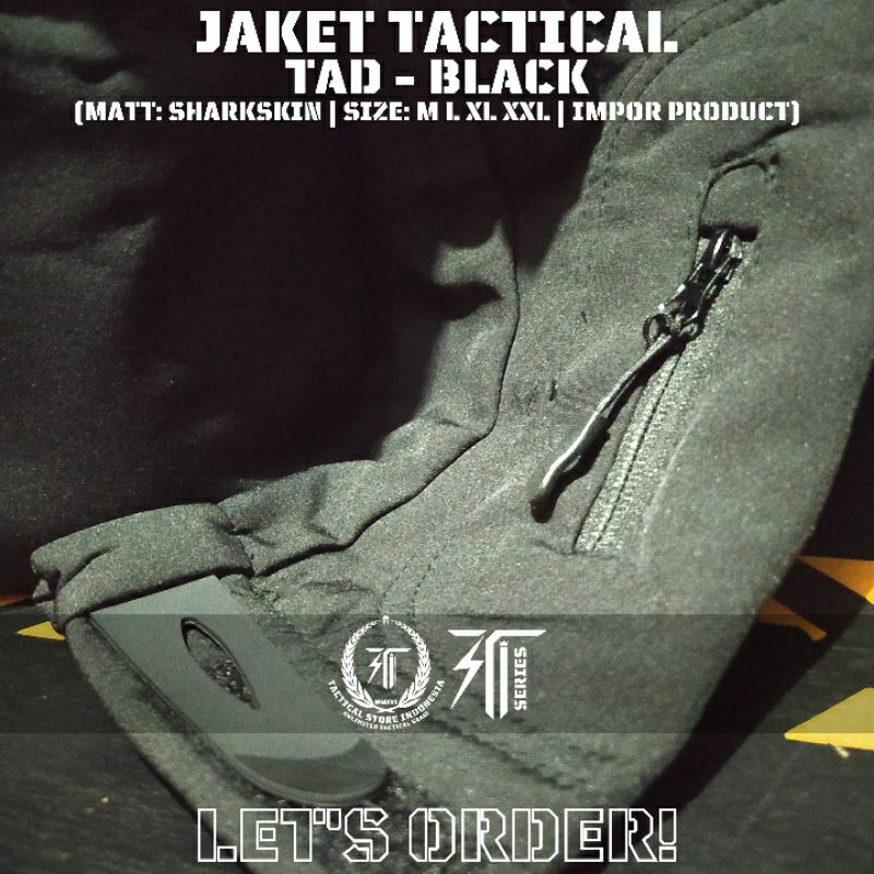 JACKET TAD TACTICAL IMPOR - HITAM / BLACK