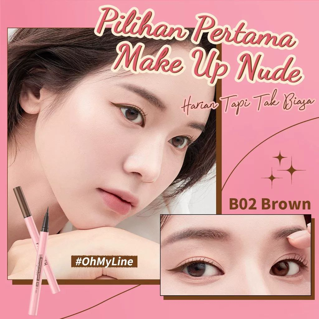 LF - PINKFLASH Upgraded Eyeliner Tahan Air Sepanjang Masa Lama Eyeliner Pensil Cepat Kering