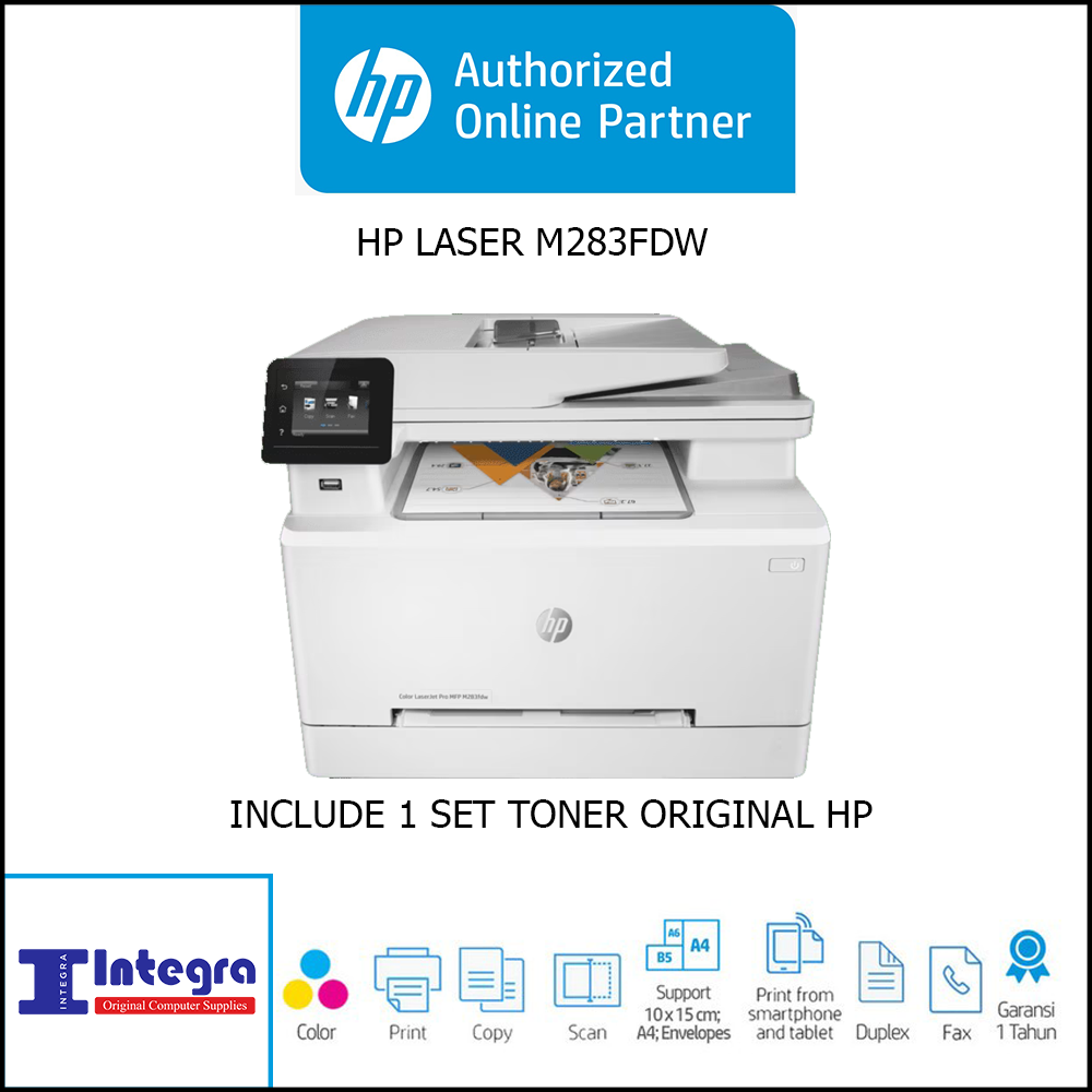 Printer HP Color Laserjet Pro MFP M283fdw (7KW75A) 283fdw Toner HP 206A