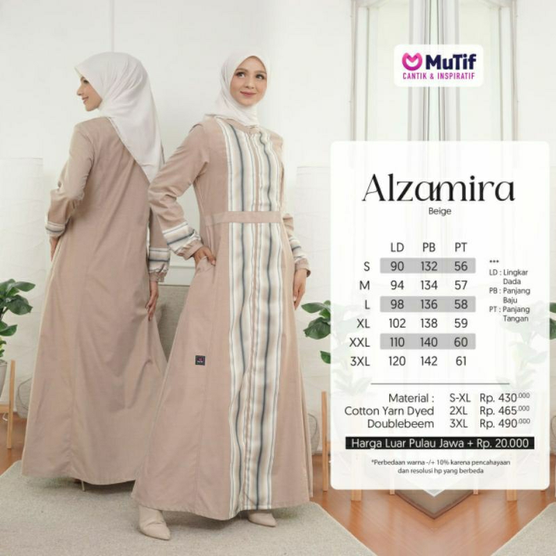 Mutif Sarimbit Alzamira Beige Toasted Brown Mutif Alzamira Mutif Man Alzam Little Alzamira Alzam Baju Muslim Gamis Sarimbit Keluarga Family Series Terbaru Ori Lebaran 2023