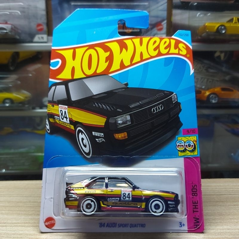 HOT WHEELS 84 AUDI SPORT QUATTRO BLACK 2023