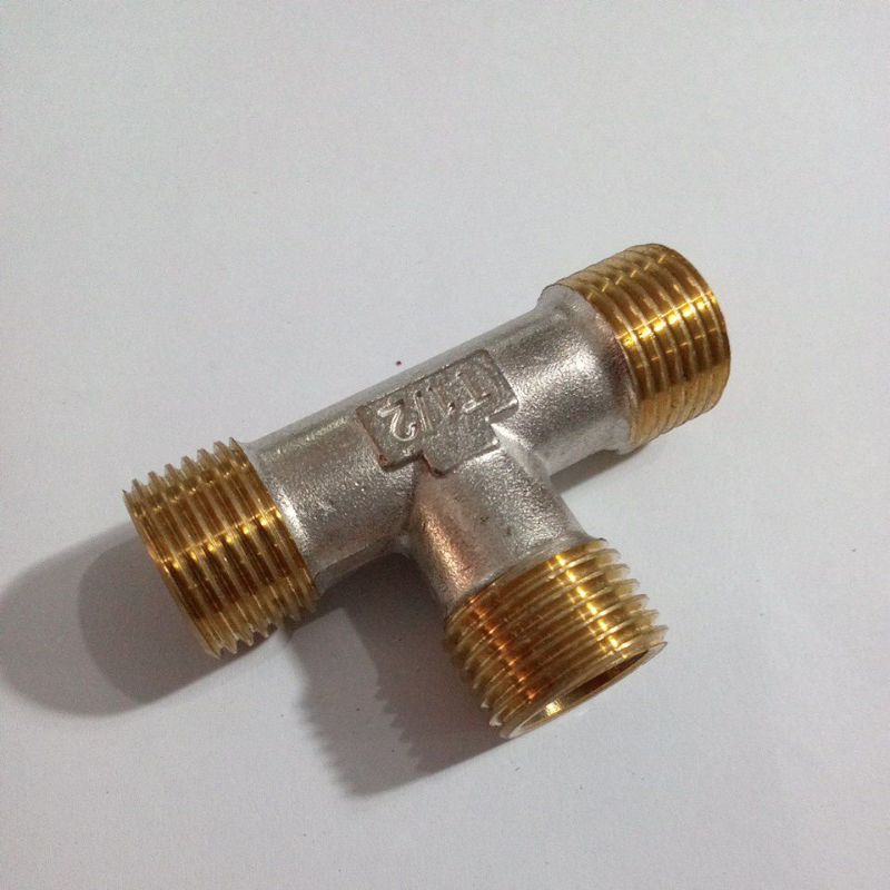 T tembaga Drat Luar 1/2 inc