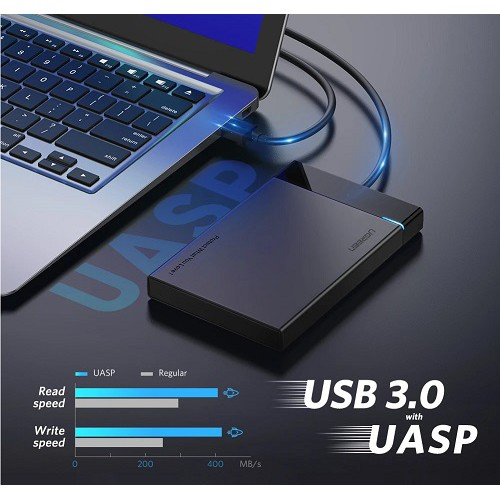 UGREEN Casing Hardisk Eksternal Sata 2.5&quot; in USB 3.0 Enclosure Hardisk Max Read 6TB