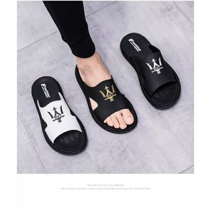 Sandal Cowok/Sandal cowok selop/sandal cowok keren terbaru